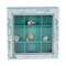 Square Shell Collecting Glass Wood Keepsake Memories Coastal Shadow Box